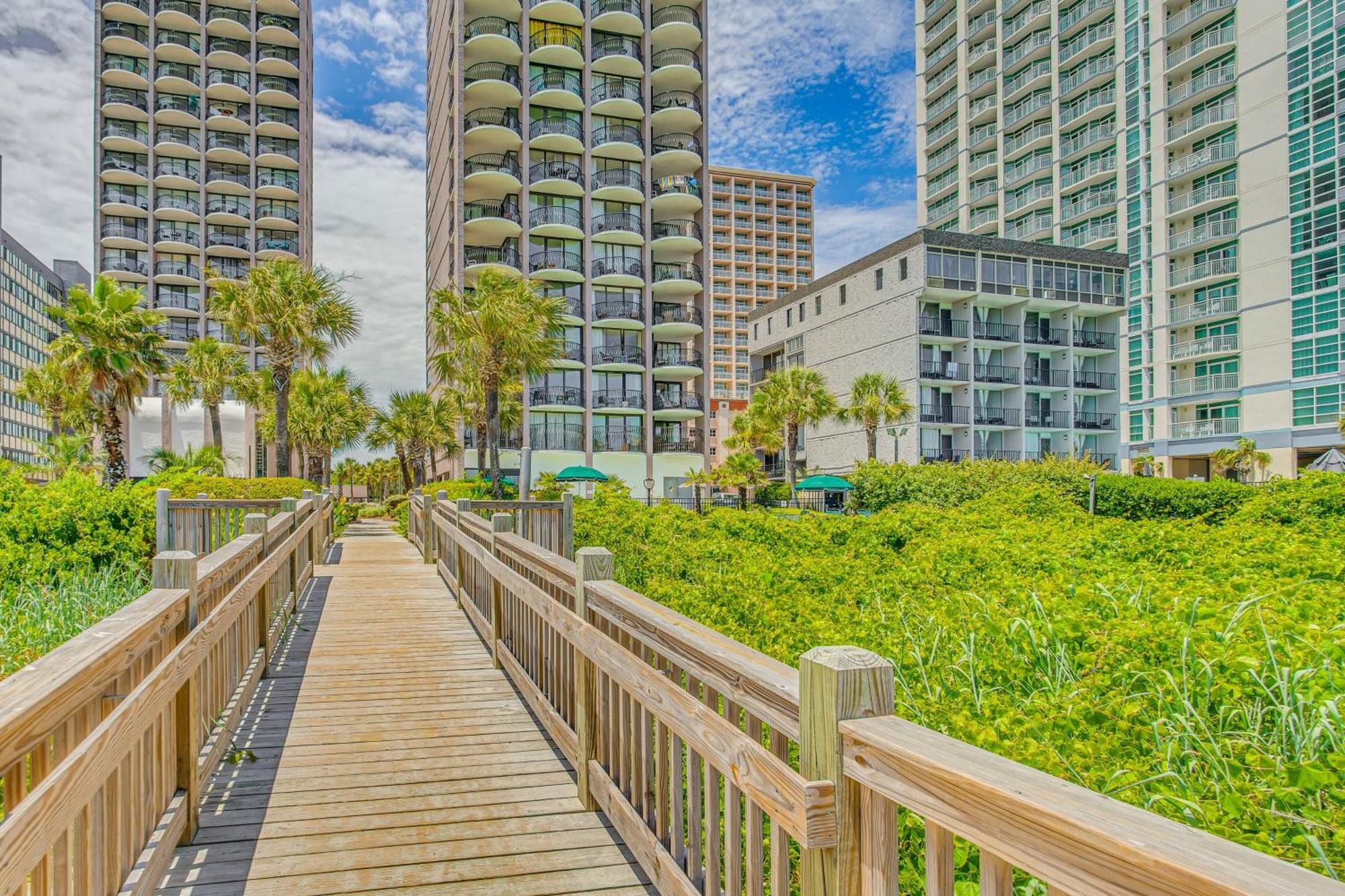 Myrtle Beach Oceanfront Condo With Covered Balcony! מראה חיצוני תמונה